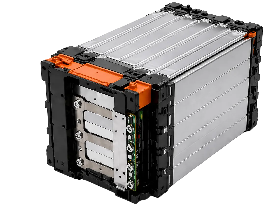 Illustration Hohe Energiedichte – E-Auto-Batteriepack